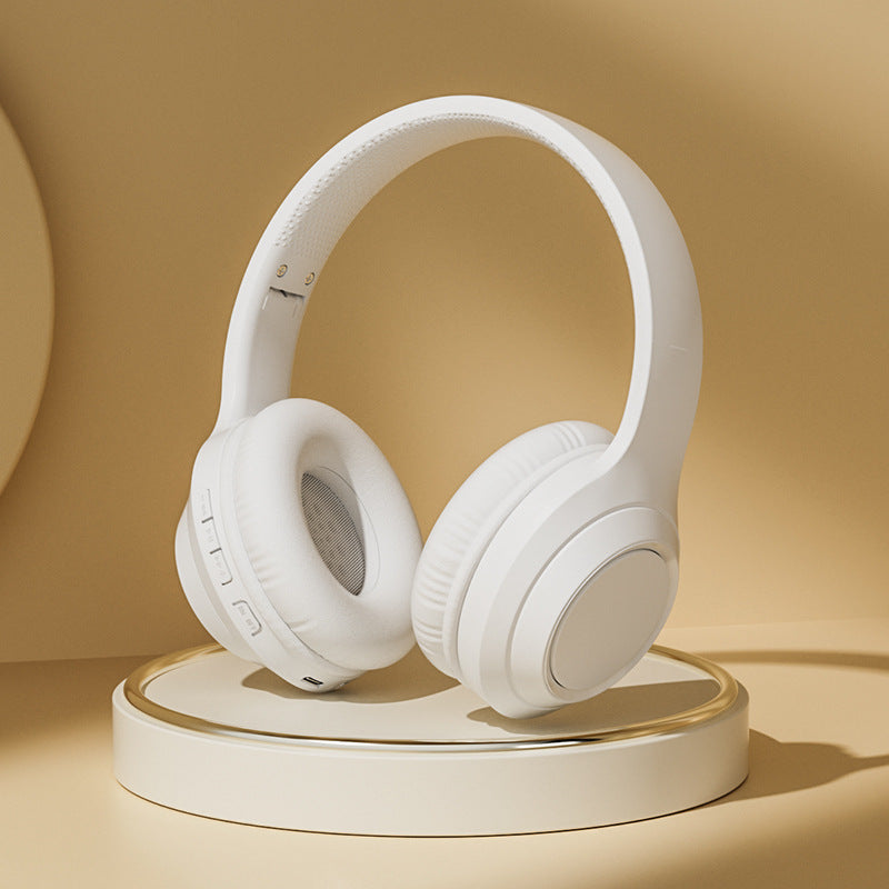 Bluetooth Over Ear Headphones With A Foldable All Around Ear Design And A Built In Card Slot