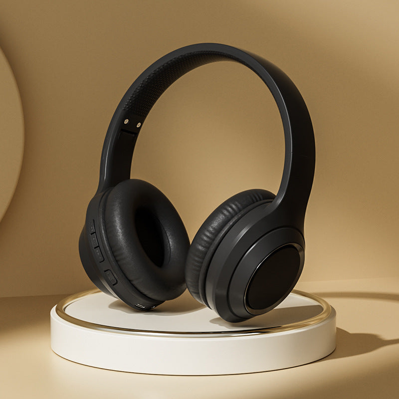 Bluetooth Over Ear Headphones With A Foldable All Around Ear Design And A Built In Card Slot