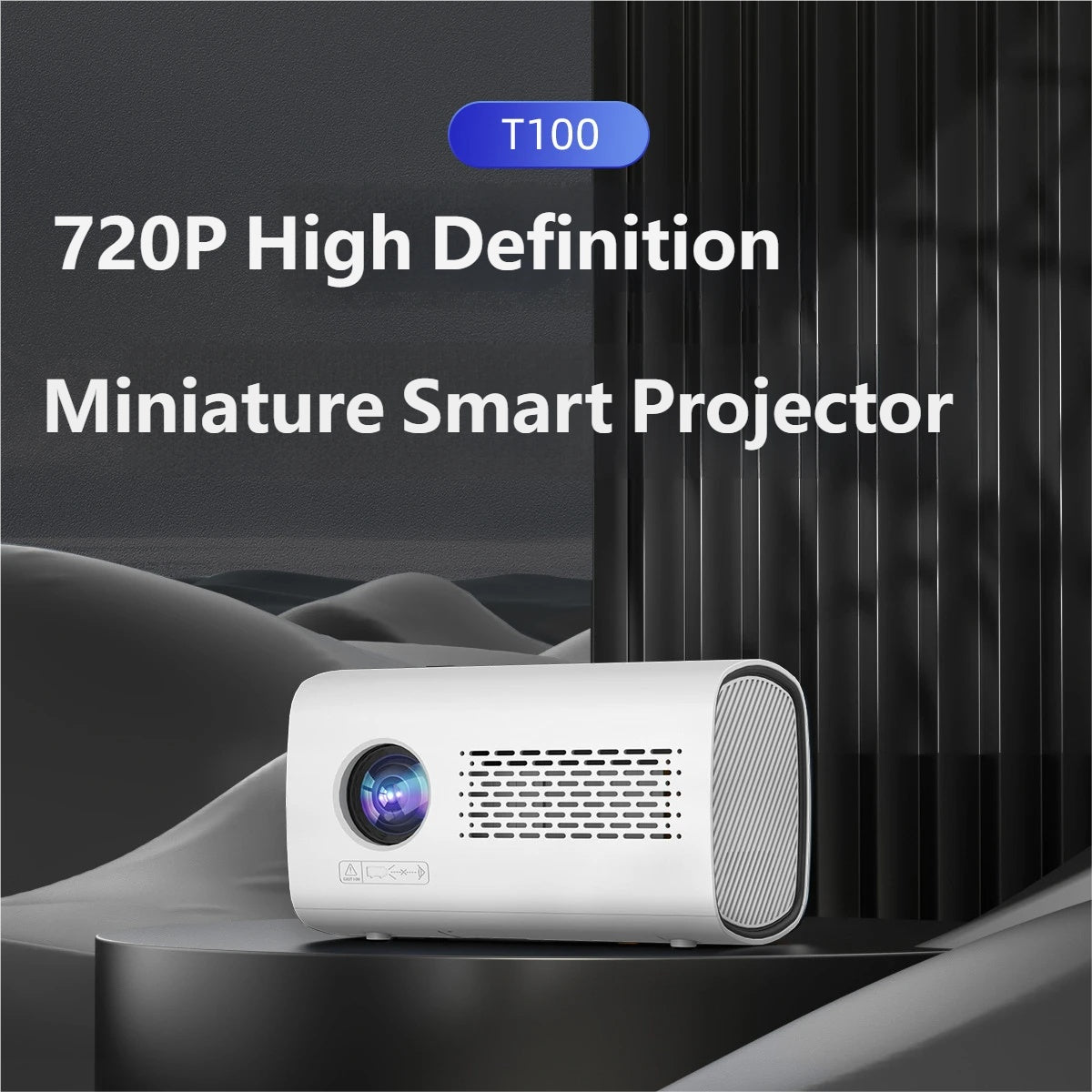 Portable Mini Projector - White
