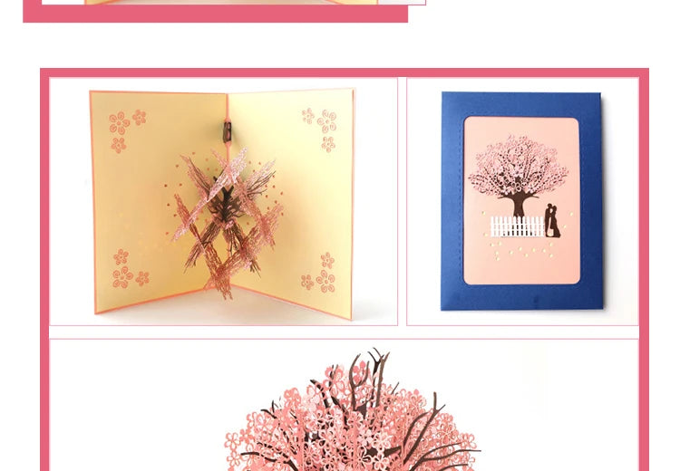 Premium 3D Pop Up Flower Bouquet Card Mothers Day Gift Valentines Day Anniversary Birthday Greeting Cards Thank You Wishes Gifts