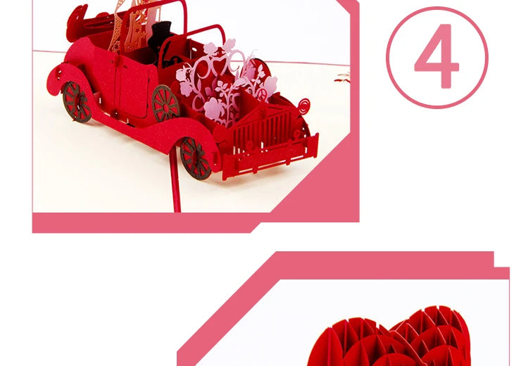 Premium 3D Pop Up Flower Bouquet Card Mothers Day Gift Valentines Day Anniversary Birthday Greeting Cards Thank You Wishes Gifts