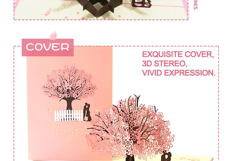 Premium 3D Pop Up Flower Bouquet Card Mothers Day Gift Valentines Day Anniversary Birthday Greeting Cards Thank You Wishes Gifts