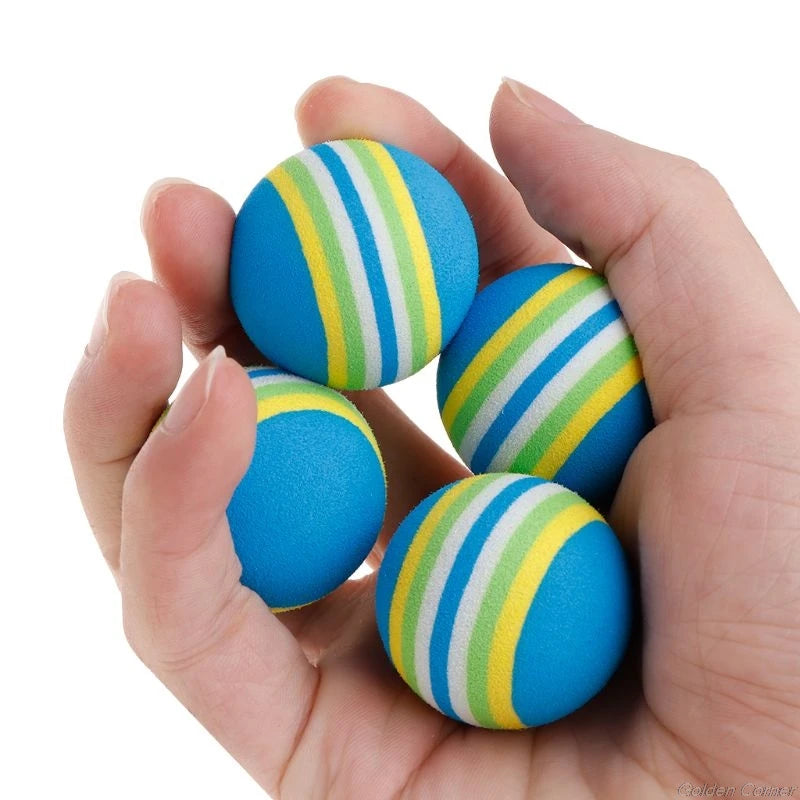 10 Pcs Pet Toy Latex Balls Colorful Chew For Dogs Cats Puppy Kitten Soft Elastic Dropshipping