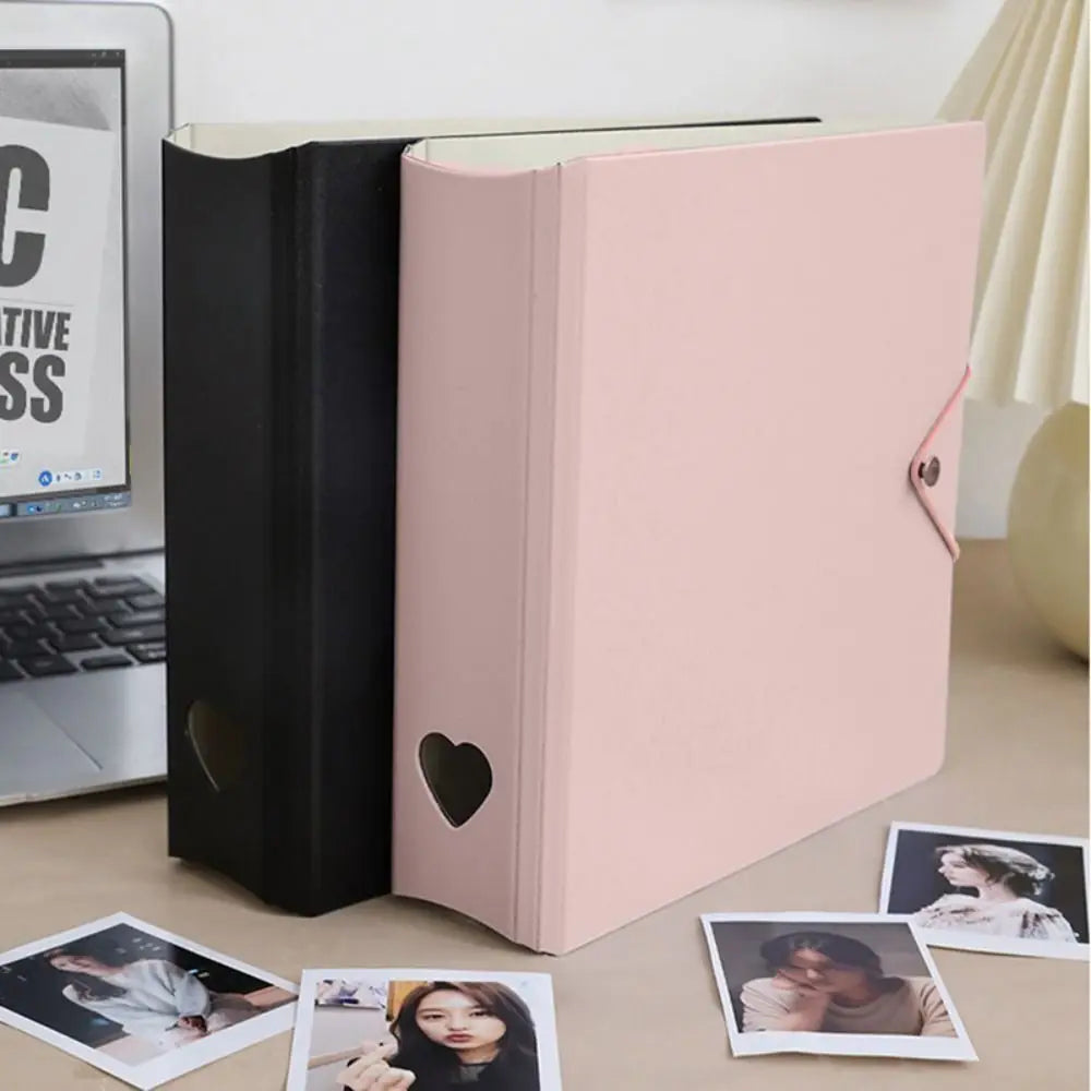 A5 Macaron Color Hollow Album New PP Photocard Binder Photo Collect Photo Folder Card Storage Album Storage Stationery