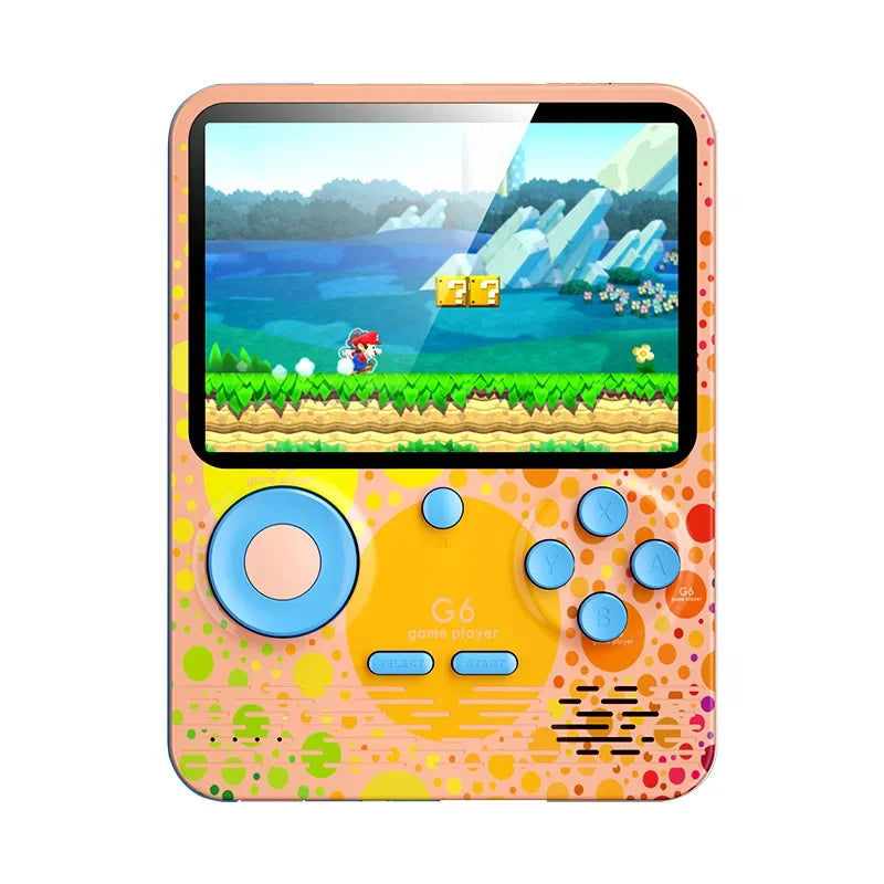 G6 Game Console 3 5 Inch Screen Handheld Game Device Portable Games Support 2 Players Video Gaming Machine for Kids