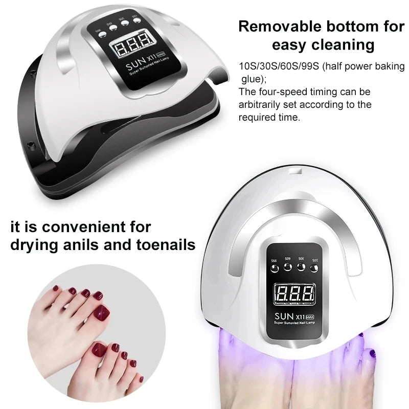 Professional Nail Lamp Infrared Sensor Manicure Nail Light For Fast Curing of All Gel Nail Polish Nail Dryer Machine Salon Tools