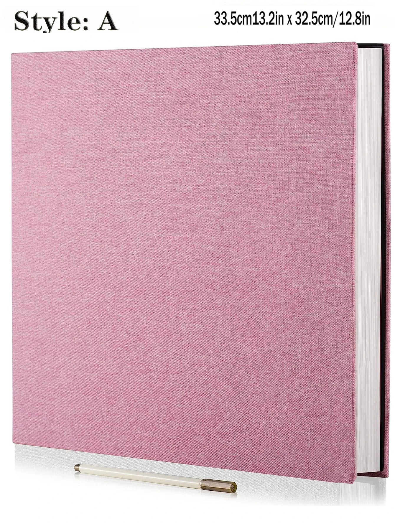 1pc Linen Photo Album Self Adhesive Scrapbook Album for 2x3 4x6 5x7 8x10 Pictures DIY Photo Book Birthday Gifts for Women Mom