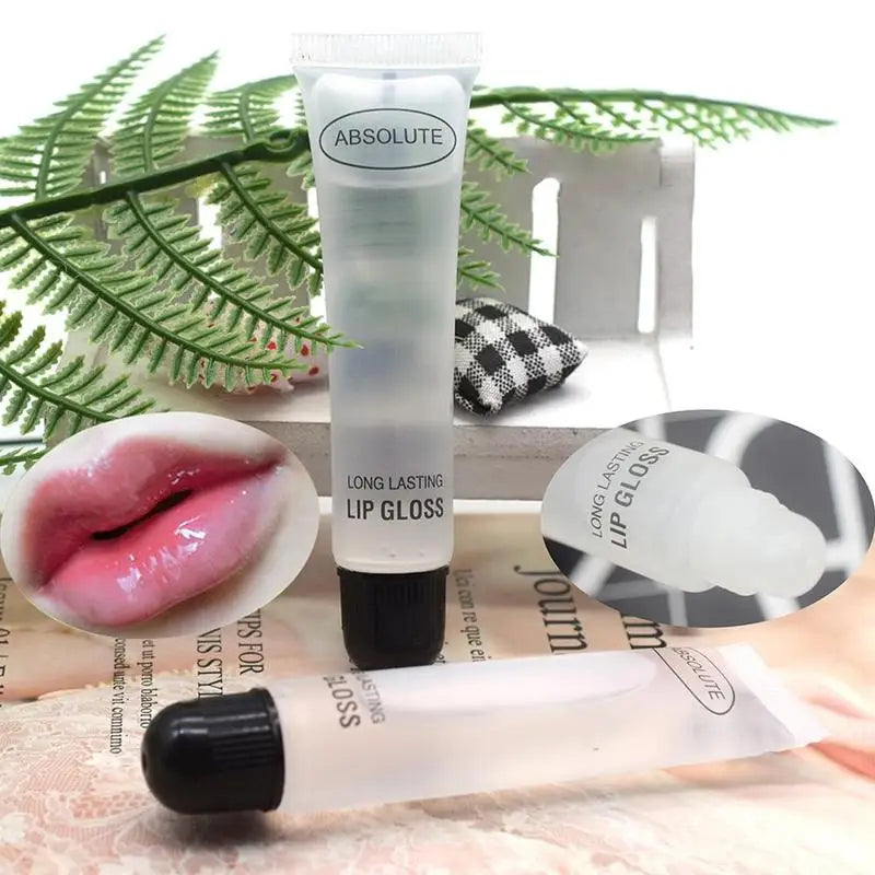 Hydrating Lip Oil Moisturizer Plumper Long Lasting Sexy Lips GlossTransparent Waterproof Volume Lip Clear Lip gloss Base