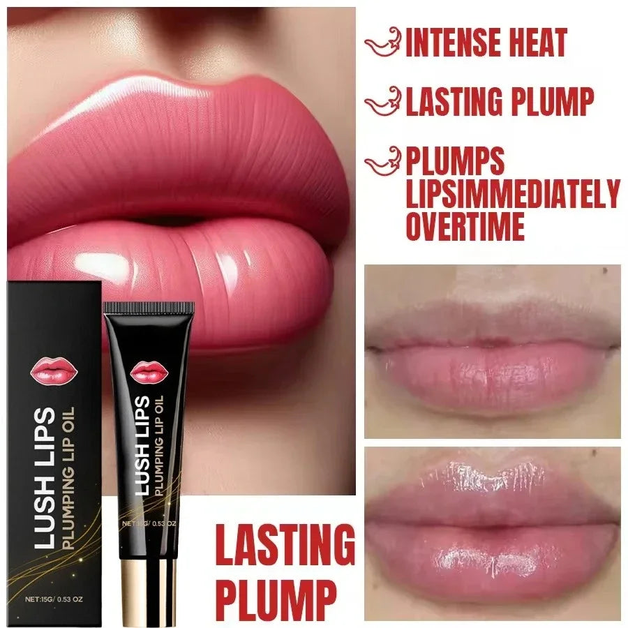 Lip Plumper Oil Instantly Volumising Increase Lip Elasticity Long-lasting Moisturize Lip Plumper Gloss Sexy Beauty Makeup