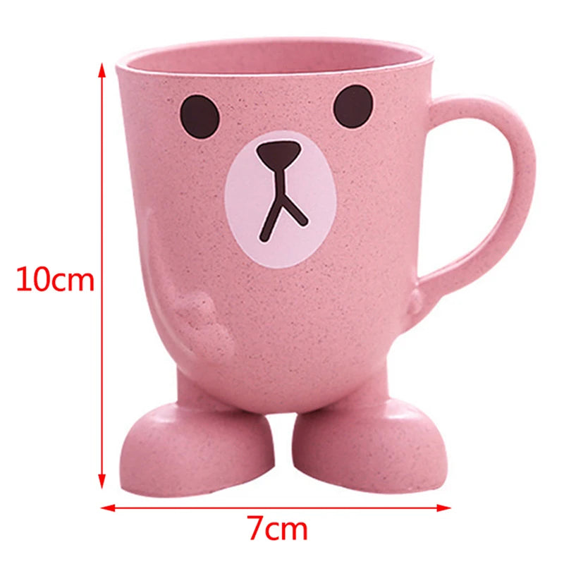 Cute Cat Mouthwash mug Toothbrush Cup Home Travel Cartoon Thickened Wash Cup Plastic mugs
