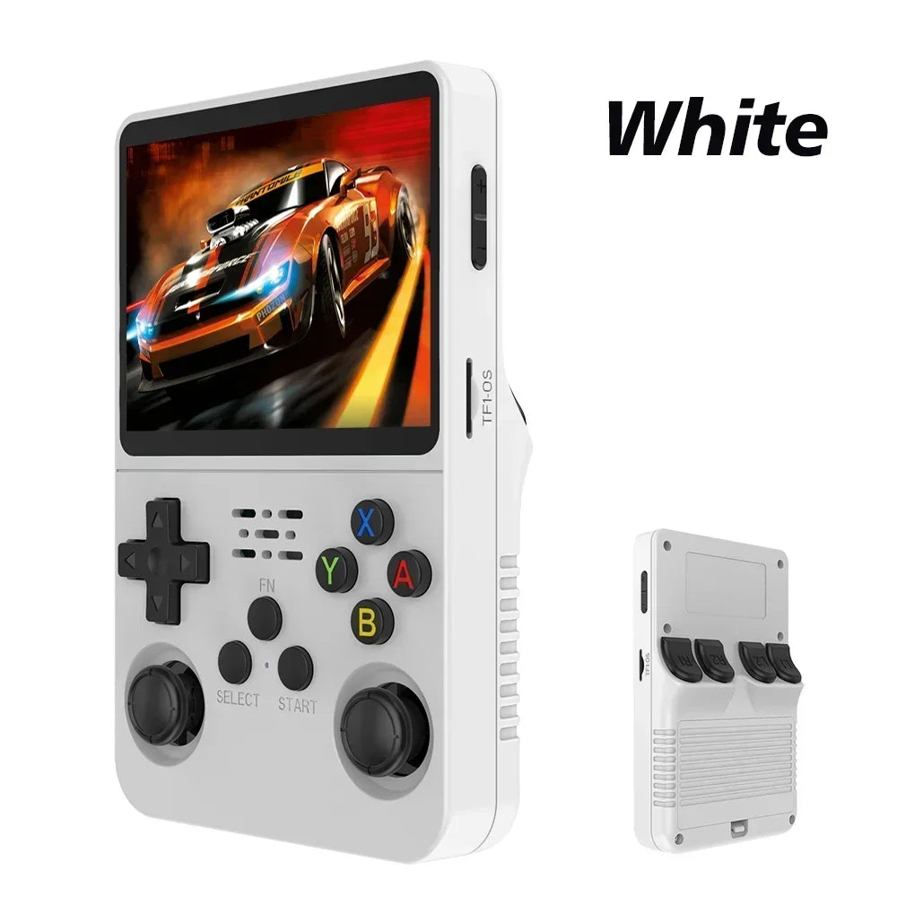 R36S Retro Handheld Game Console with ARKOS System 3.5IPS 128GB/64GB  Storage Preloaded Games Portable Gift for Boys & Gamers