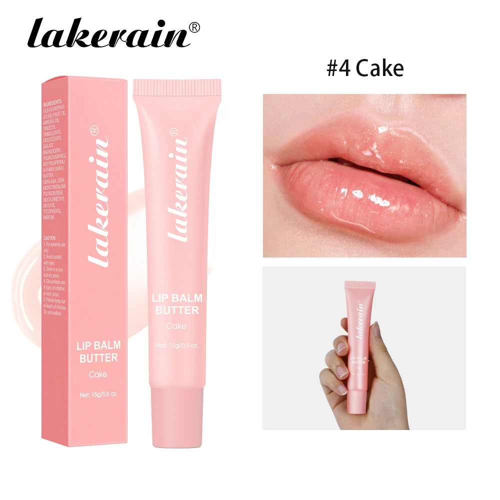 Butter Lip Balm Long Lasting Nourishes Moisturizes Soothes Lips Jelly Lip Gloss Oil Beautifying Smoothing Lip Care Balm Makeup