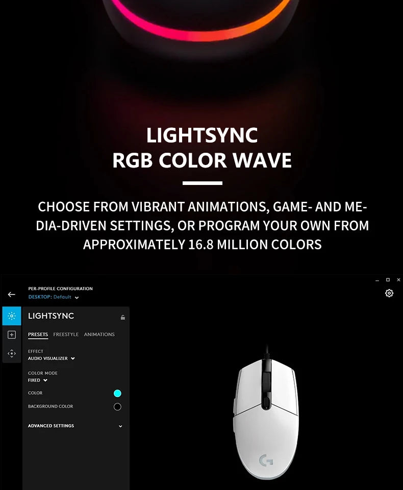 Logitech G102: The RGB Mouse for Budget Gamers