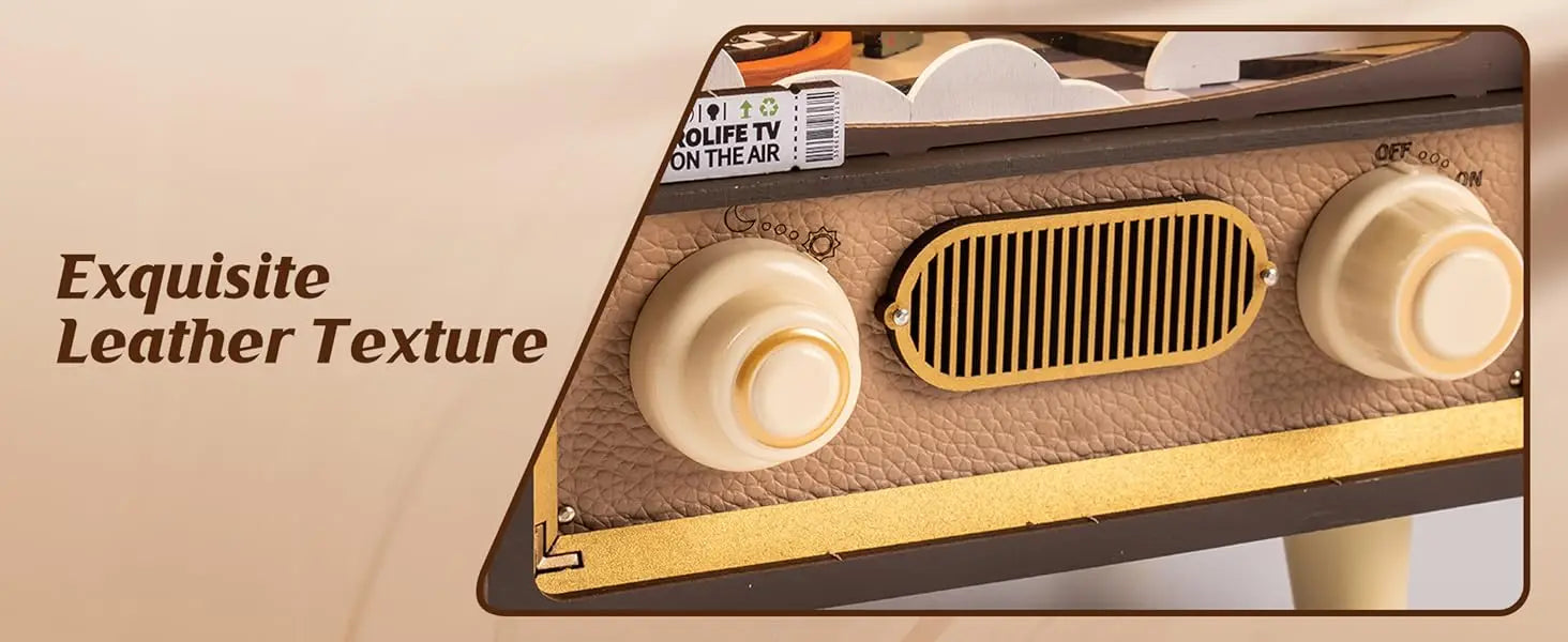 Robotime Rolife Music Box Sunset Carnival with Light 3D Wooden Puzzle  Kits Toys for Children Kids Birthday Gifts AMT01