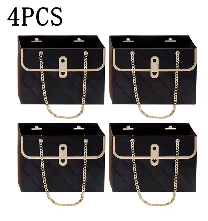 Flower Box Rose Packaging Box Portable Valentine's Day Birthday Party Gifts Wrapping Paper Bag Gift Box Candy Cake Flower Shop