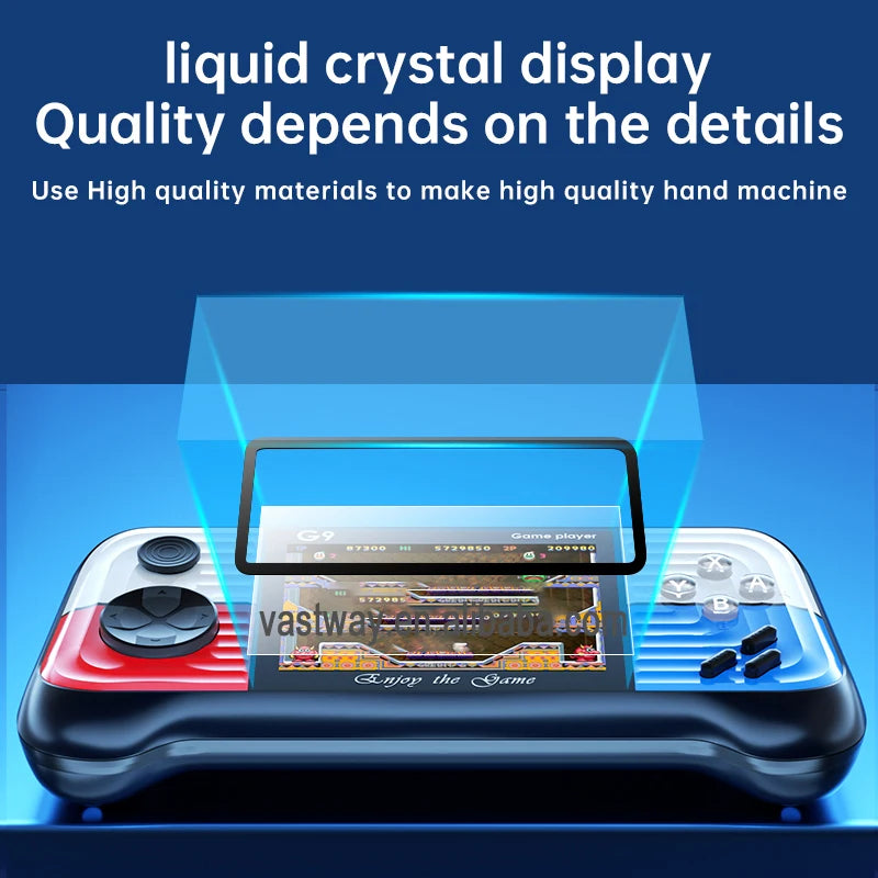 G9 Handheld Game Console 3.0 inch 666 Games 8 bit Mini Portable Retro Game Player Machine Support TV Out Gamepads