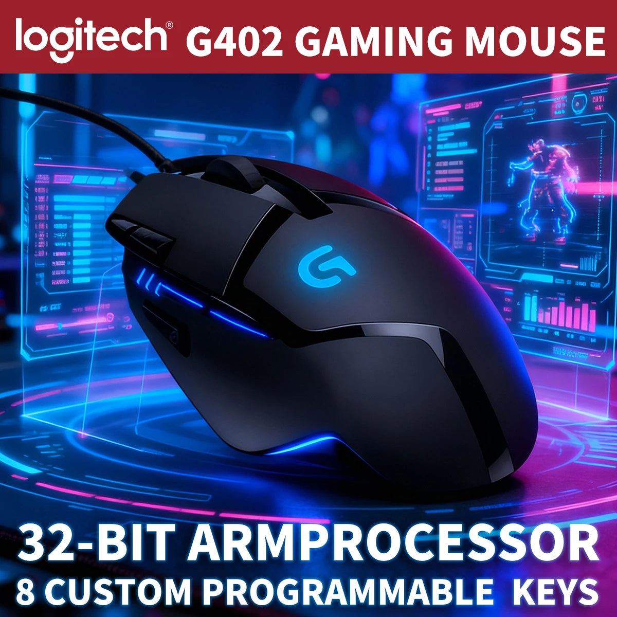 Logitech G402: Comfortable Design for Competitive Gamers