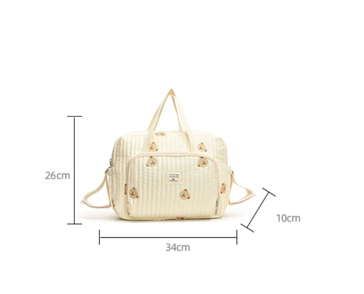 Large Mommy Bag Baby Organizer Maternity Pack Diaper Handbag Embroidered Women Shoulder Crossbody Bag Hospital Travel Mother Kid
