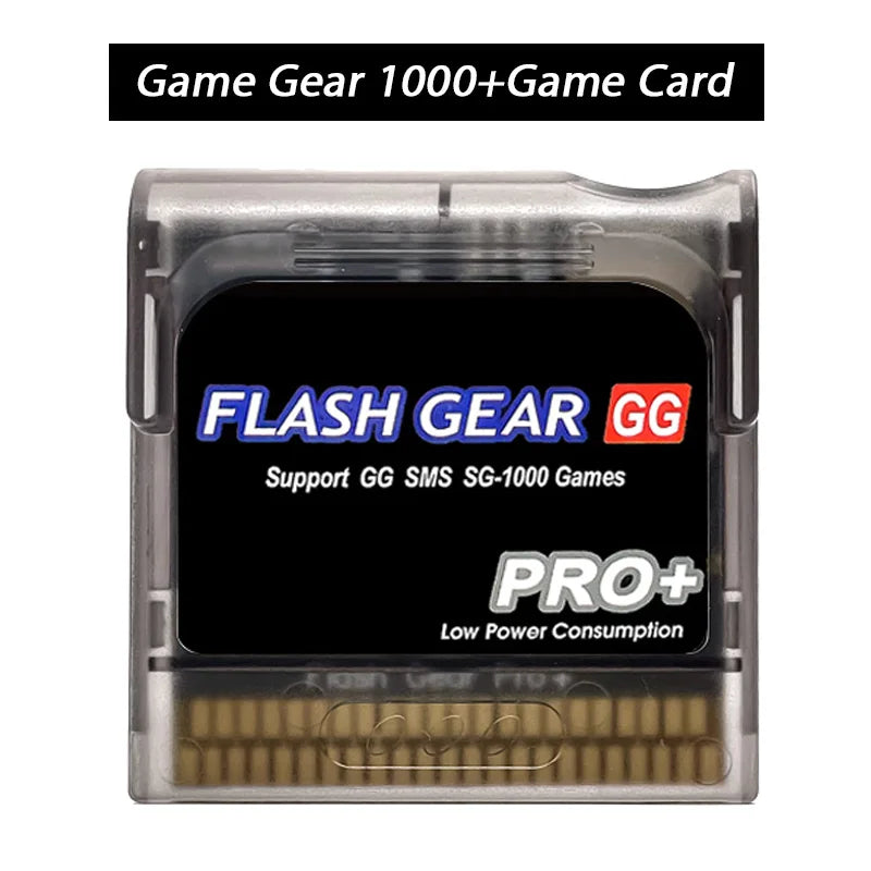 Game Gear Game Card GG Cartridge FlashMaster Cart With 4GB TF Card Preloaded With 1000+ Games For Sega Game Gear GG Console