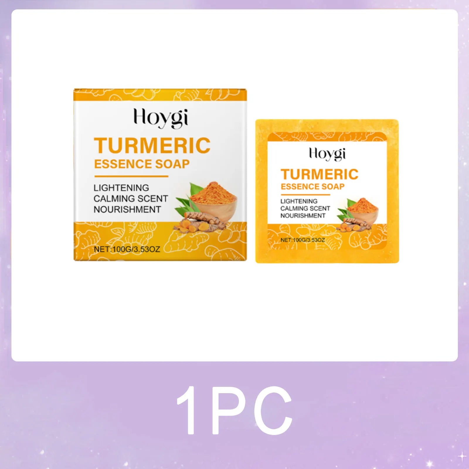 Turmeric Skincare Set Body Soap Anti Acne Dark Spot Corrector Improve Dry Skin Moisturizing Face Cream Brightening Facial Serum