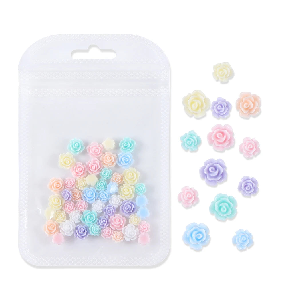 Red Camellia Flower Resin Filling Accessories Shiny Diamond With Pearl Beads Metal Leaf Valentine's Day Gifts DIY Jewelry Making