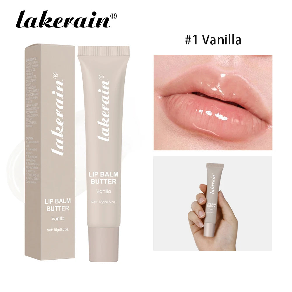 Butter Lip Balm Long Lasting Nourishes Moisturizes Soothes Lips Jelly Lip Gloss Oil Beautifying Smoothing Lip Care Balm Makeup