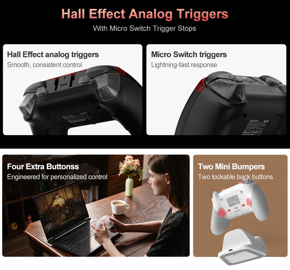 GameSir G7 Pro Xbox Licensed Game Controller, Wired Controller for Xbox, Wireless Gamepad for PC Android Mobile