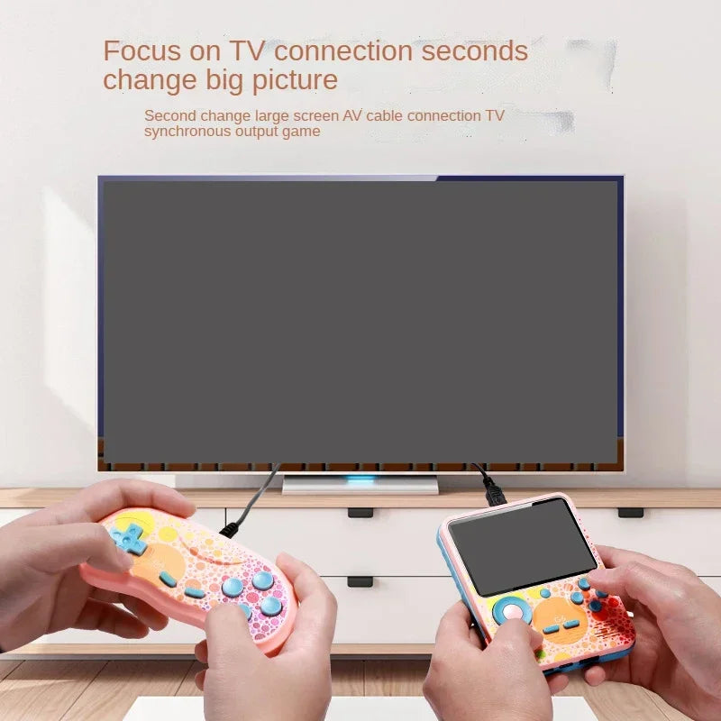 G6 Game Console 3 5 Inch Screen Handheld Game Device Portable Games Support 2 Players Video Gaming Machine for Kids