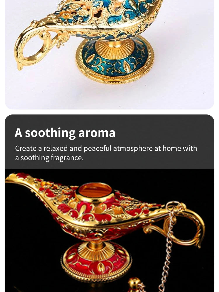 Aladdin Lamp Desktop Crafts Ornament Living Room Study Room Bedroom Decoration Holiday Gift