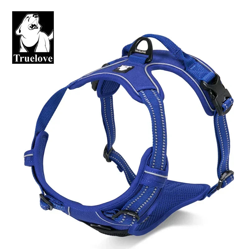 Truelove Dog Harness No Pull Pet Harness Adjustable Soft Padded Dog Vest Reflective No Choke PetVest Easy Control Handle TLH5651