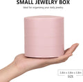 4 Layers Rotating Jewellery Storage Box Women Necklace Desk Organizer Earring Holder Travel with Lid for Ring Bracelet  Storage