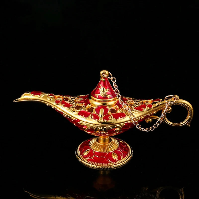 Aladdin Lamp Decoration European Vintage Home Decoration Russian Wishing Lamp Metal Decoration Crafts
