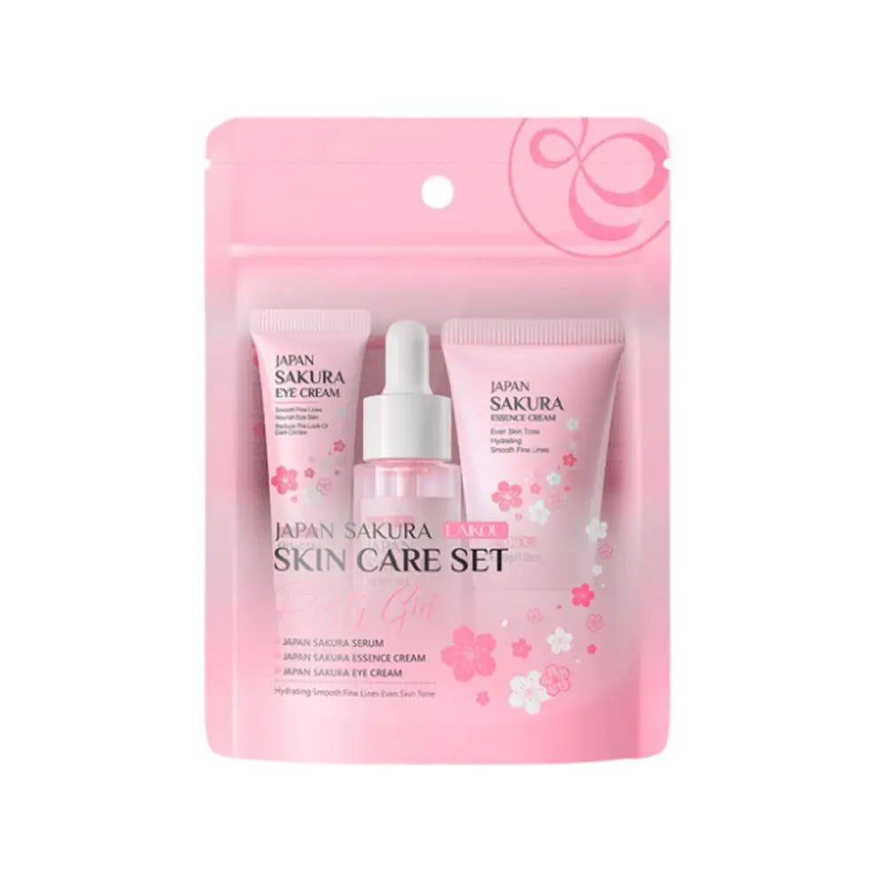 Sakura Skin Care Sets & Kits With Cleanser,Serum,Eye Cream,essence Cream Beauty Products For Women Face Skin Care Set