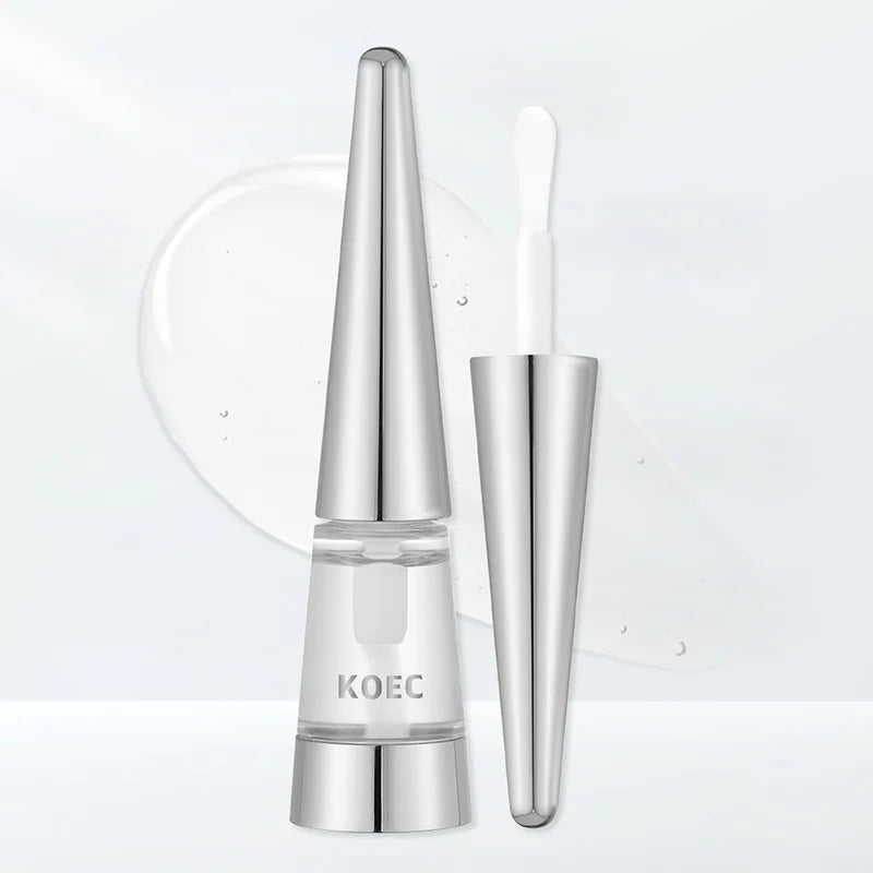 Korean Lip Plumper Oil,Hydrating Volumizing Clear High-Shine Lip Gloss,Microneedling Effect,Long-Lasting Moisture Lipgloss
