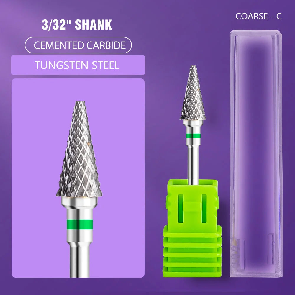 1pc Nail Drill Bit Rotate Burr Milling Nail Cutter Bits Electric Drill Machine For Manicure Pedicure Tools