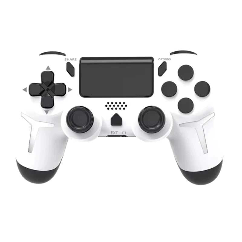 GAMINJA Wireless Gamepad with 6-Axis Gyroscope Dual Vibration Touch Pad - Bluetooth Controller for PS4 PS3 Console And PC