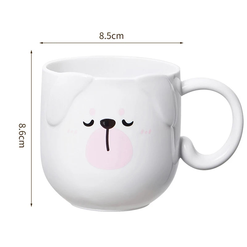 Cute Cat Mouthwash mug Toothbrush Cup Home Travel Cartoon Thickened Wash Cup Plastic mugs