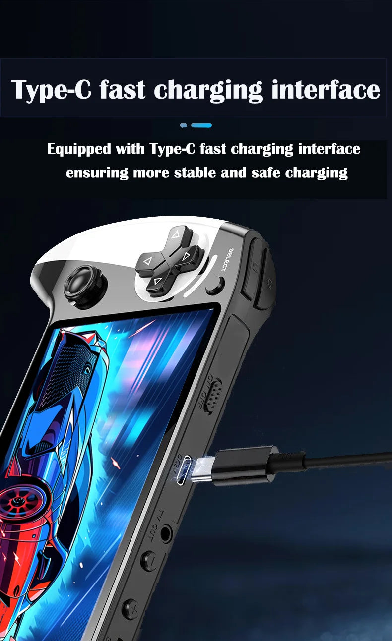 X9 portable game console, 5.5-inch HD screen, multiple languages, retro GBA Arcade video, 8 simulators with 360° non-slip joysti