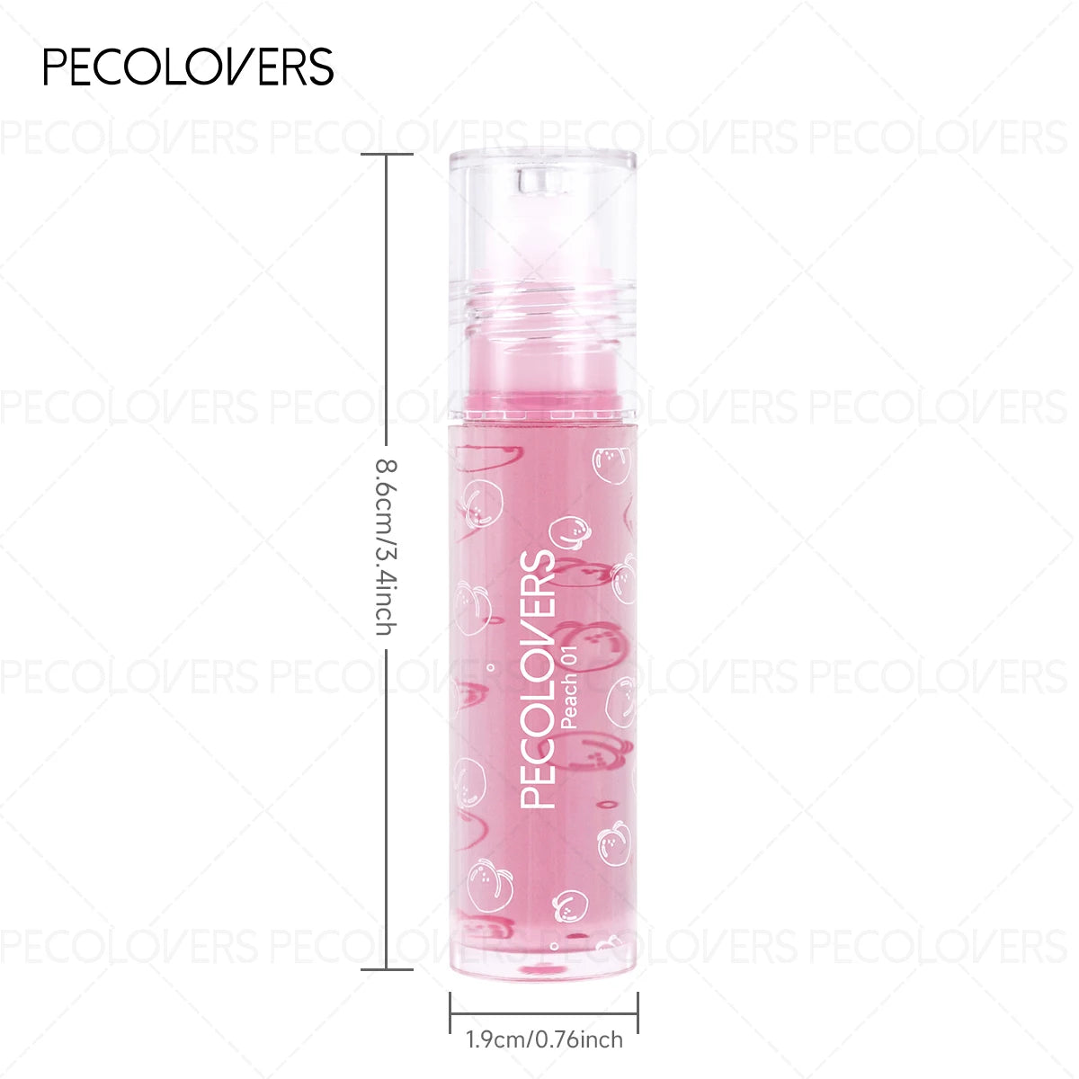 1PC Long-lasting Ball Lip Oil - High-gloss Finish, Moisturizing, Plumps Lips, Various Options, Creates Charming Makeup