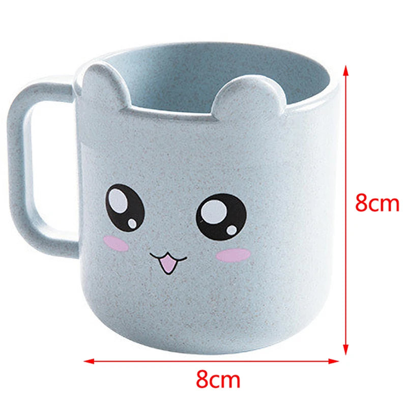 Cute Cat Mouthwash mug Toothbrush Cup Home Travel Cartoon Thickened Wash Cup Plastic mugs