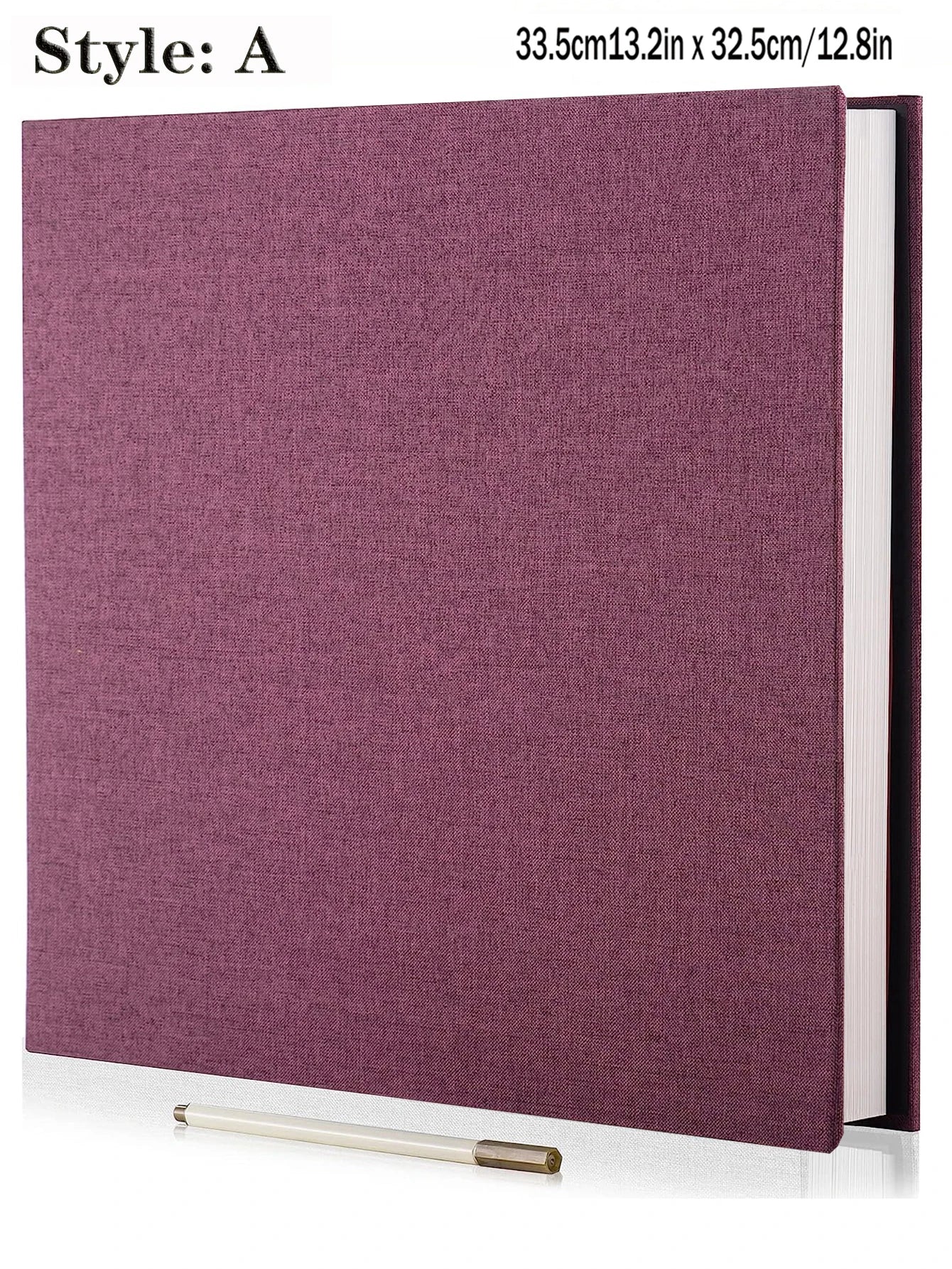 1pc Linen Photo Album Self Adhesive Scrapbook Album for 2x3 4x6 5x7 8x10 Pictures DIY Photo Book Birthday Gifts for Women Mom