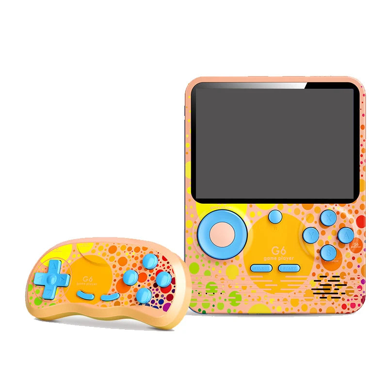 G6 Game Console 3 5 Inch Screen Handheld Game Device Portable Games Support 2 Players Video Gaming Machine for Kids