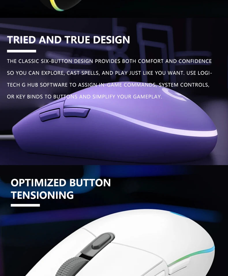 Logitech G102: The RGB Mouse for Budget Gamers