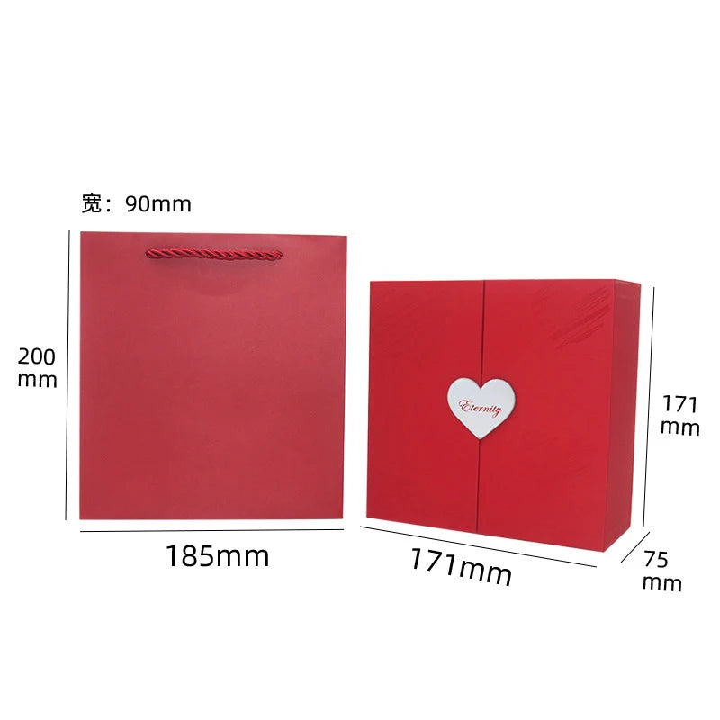 Event Party Gift Box Mysterious Box 16 Rose Jewelry Box Girlfriend Birthday Mothers Day Valentine's Day New Year Christmas Gifts