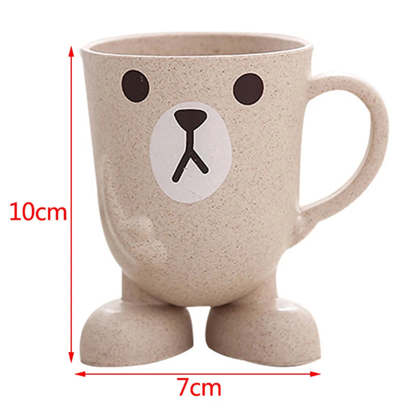 Cute Cat Mouthwash mug Toothbrush Cup Home Travel Cartoon Thickened Wash Cup Plastic mugs