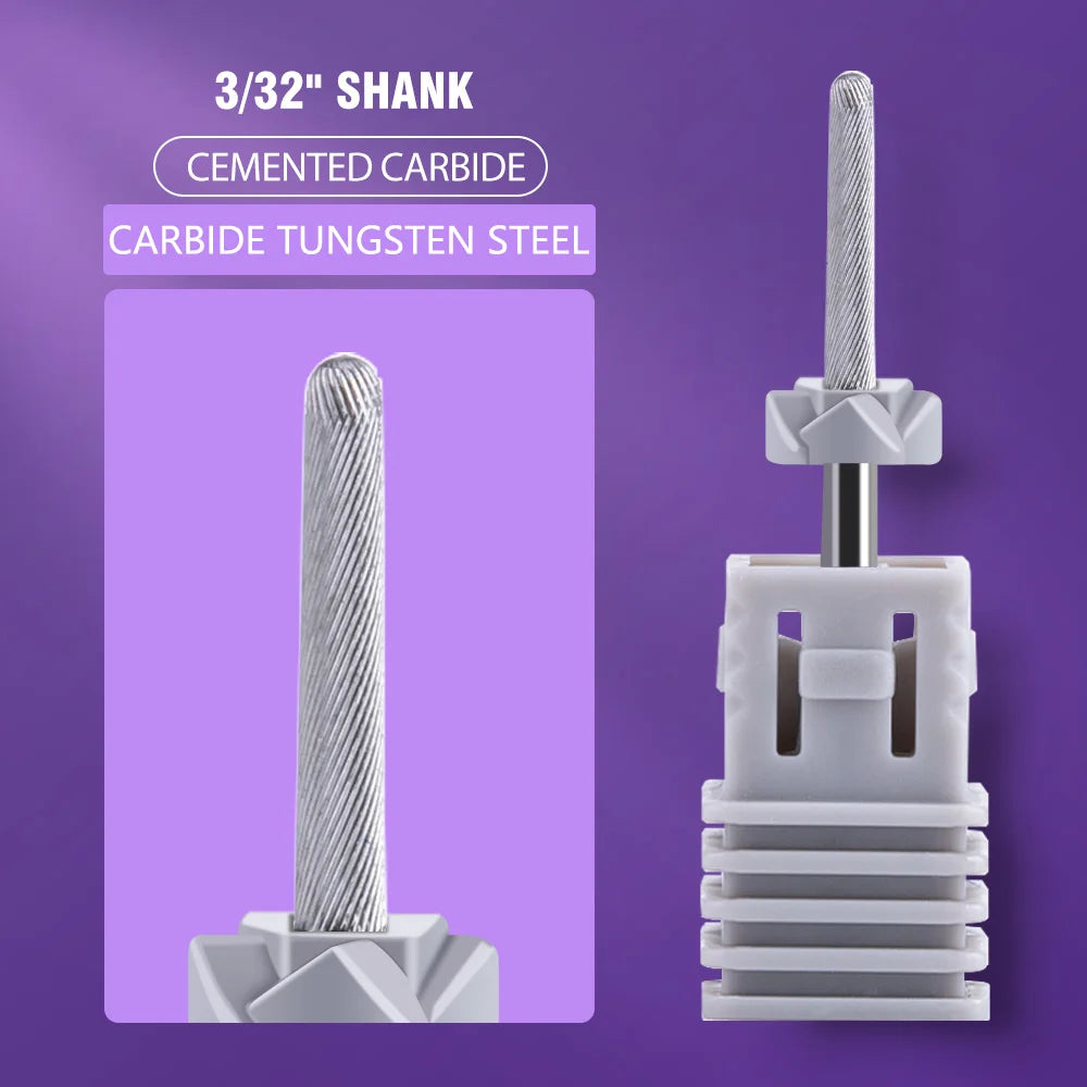 1pc Nail Drill Bit Rotate Burr Milling Nail Cutter Bits Electric Drill Machine For Manicure Pedicure Tools