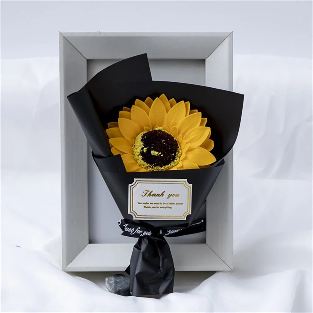 Soap Rose Bouquet Valentines Day Gift for Friends Wedding Bouquet Home Decorations Rose Flower Bouquet Hands Wedding Party Gifts