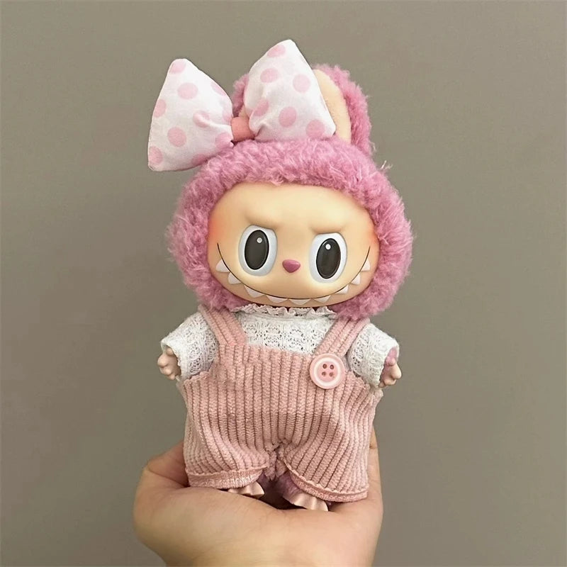 17cm Labubu doll accessories Clothing suitable for V1 V2 V3labubu fashion personality cute toy birthday gift