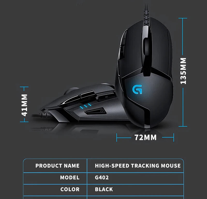 Logitech G402: Comfortable Design for Competitive Gamers
