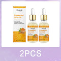 Turmeric Skincare Set Body Soap Anti Acne Dark Spot Corrector Improve Dry Skin Moisturizing Face Cream Brightening Facial Serum
